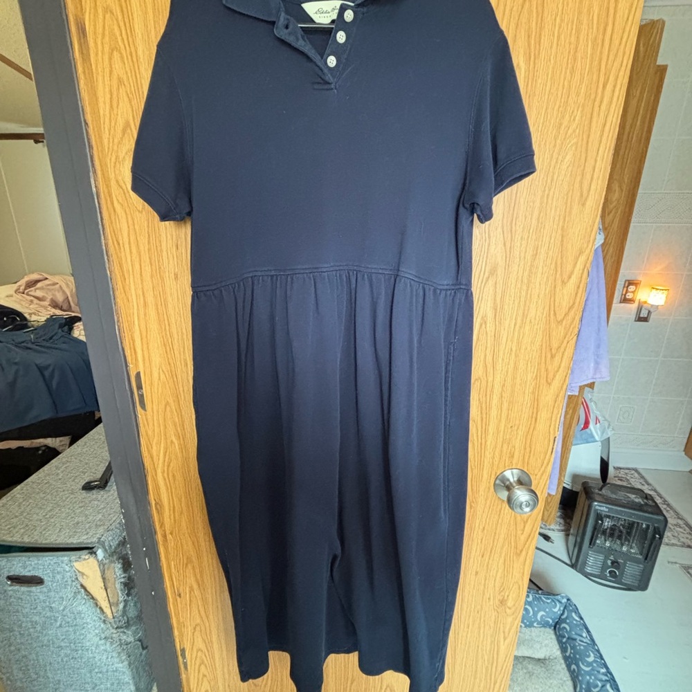Eddie Bauer Dark Blue Polo Shirt